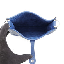 Load image into Gallery viewer, HERMES Evelyne Long Blue Tie Taurillon Clemence Size TPM