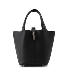 Load image into Gallery viewer, HERMES Picotin Lock Black Taurillon Clemence Size PM