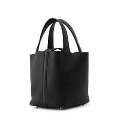 Load image into Gallery viewer, HERMES Picotin Lock Black Taurillon Clemence Size PM