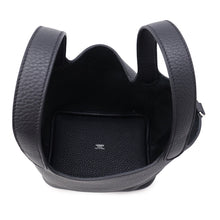Load image into Gallery viewer, HERMES Picotin Lock Black Taurillon Clemence Size PM