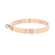 Load image into Gallery viewer, HERMES Kelly Diamond Bracelet Size PM/SHH110013B 00SH 18K Pink Gold