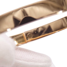 Load image into Gallery viewer, HERMES Kelly Diamond Bracelet Size PM/SHH110013B 00SH 18K Pink Gold