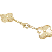 Load image into Gallery viewer, Van Cleef & Arpels Vintage Alhambra Bracelet 5 motifs guillocheVCARP3JK00 18K Yellow Gold