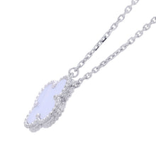将图像加载到图库查看器中,Van Cleef & Arpels Vintage Alhambra NecklaceVCARD34900 18K White Gold