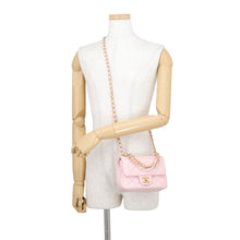 Load image into Gallery viewer, CHANEL Mini Matelasse ChainShoulder Bag PinkAS4384 Calf Leather Size 18