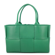 Load image into Gallery viewer, Bottega Veneta Maxi INTRECCIATO Arco Tote Green652867 Leather Size Small