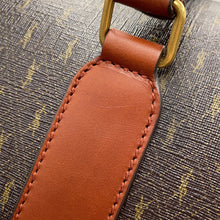 Load image into Gallery viewer, SAINT LAURENT PARIS Monogram 72H Duffle Travel Bag Brown582141 PVC Calf Leather