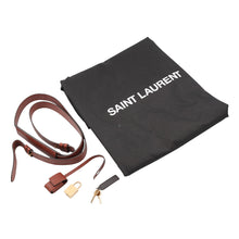 Load image into Gallery viewer, SAINT LAURENT PARIS Monogram 72H Duffle Travel Bag Brown582141 PVC Calf Leather