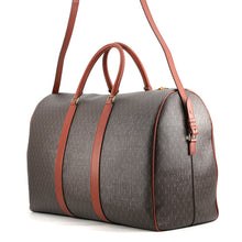 将图像加载到图库查看器中,SAINT LAURENT PARIS Monogram 72H Duffle Travel Bag Brown582141 PVC Leather