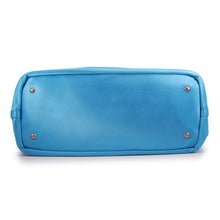 Load image into Gallery viewer, BALENCIAGA LEOPOLDA Tote Bag Blue789817 Satin Leather Size XL