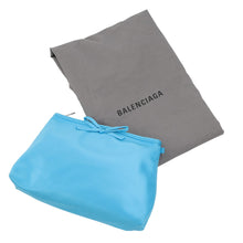 Load image into Gallery viewer, BALENCIAGA LEOPOLDA Tote Bag Blue789817 Satin Leather Size XL