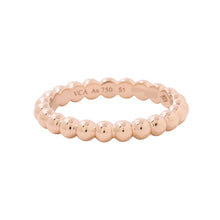 将图像加载到图库查看器中,Van Cleef & Arpels Perlée GoldPearl Ring Size Medium/51/#11VCARN9PB00/VCARN9PB51 18K Pink Gold