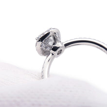 Load image into Gallery viewer, HARRY WINSTON Cushion-cut Micropavé Ring Size 6.5RGDPCU010MIC Pt950