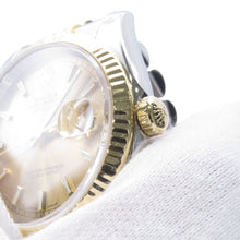 将图像加载到图库查看器中,ROLEX Datejust W36mm Stainless Steel K18YG Champagne Dial116233
