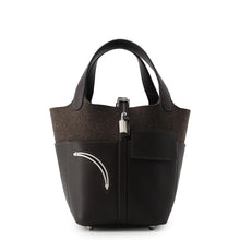 Load image into Gallery viewer, HERMES Picotin Lock Go Team Ebene Swift Leather Felt Size PM