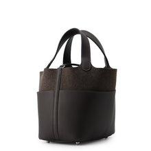 Load image into Gallery viewer, HERMES Picotin Lock Go Team Ebene Swift Leather Felt Size PM