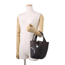 Load image into Gallery viewer, HERMES Picotin Lock Go Team Ebene Swift Leather Felt Size PM