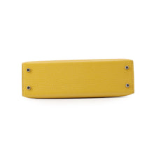 Load image into Gallery viewer, HERMES Mini Kelly 2 Verso Jaune Ambre/Rose Tyrien Chevre Myzore Goatskin