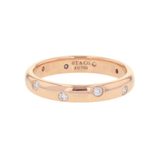 Load image into Gallery viewer, TIFFANY&Co. Dots Diamond Ring 18K Pink Gold