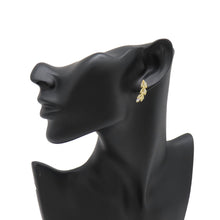 Load image into Gallery viewer, TIFFANY&Co. Victoria Vine Climber Diamond Earrings 18K Yellow Gold