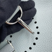 将图像加载到图库查看器中,HERMES Evelyne 3 Blue Gacier Taurillon Clemence Size PM