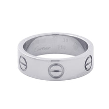 将图像加载到图库查看器中,CARTIER Love Ring Classic Model Size 50/#10B4084700 18K White Gold