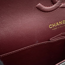 Load image into Gallery viewer, CHANEL Matelasse W Flap ChainShoulder Bag BlackA01112 Caviar Leather Size 25