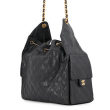 将图像加载到图库查看器中,CHANEL CHANEL25 ChainShoulder Bag BlackAS5311 Caviar Leather Size Medium