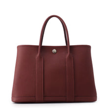 将图像加载到图库查看器中,HERMES Garden Party Rouge H Negonda Leather Size TPM