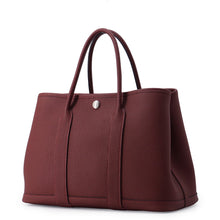 将图像加载到图库查看器中,HERMES Garden Party Rouge H Negonda Leather Size TPM