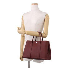 将图像加载到图库查看器中,HERMES Garden Party Rouge H Negonda Leather Size TPM