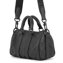 将图像加载到图库查看器中,LOUIS VUITTON Keepall Bandouliere NoirM20900 Monogram・Taurillon Size 25