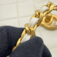 Load image into Gallery viewer, CHANEL Mini Matelasse Pearl Chain White Lambskin