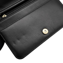 Load image into Gallery viewer, CHANEL Chain wallet Black Velour/Leather