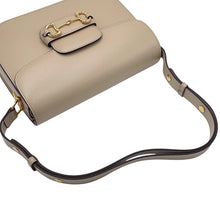 将图像加载到图库查看器中,GUCCI Horsebit 1955 Shoulder Bag Beige602204 1AAV5 9511 Leather Size Medium