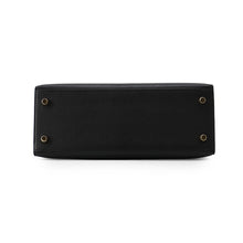 Load image into Gallery viewer, HERMES Kelly Sellier Black Chevre Myzore Goatskin Size 25