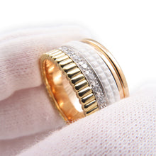 Load image into Gallery viewer, Boucheron Quatre White Diamond Ring Size 62/#22/LargeJRG0159962/JRG01599 K18PG K18YG K18WG Ceramic