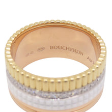 Load image into Gallery viewer, Boucheron Quatre White Diamond Ring Size 62/#22/LargeJRG0159962/JRG01599 K18PG K18YG K18WG Ceramic