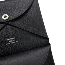 Load image into Gallery viewer, HERMES Calvi Duo Black Epsom