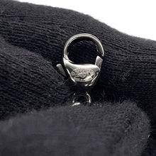 Load image into Gallery viewer, CHANEL CC Logo Necklace Black Metal Faux Pearl Rhinestone