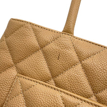 Load image into Gallery viewer, CHANEL Medallion Tote BeigeA01804 Caviar Leather