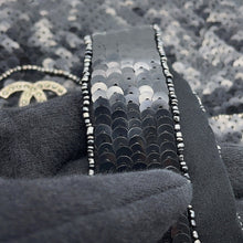 Load image into Gallery viewer, CHANEL Mini Handbag Black Sequins Beads Rhinestone