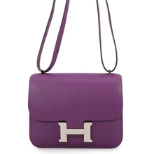 将图像加载到图库查看器中,HERMES Constance3 Verso Anemone/Cassis Chevre Myzore Goatskin Size Mini