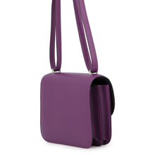 将图像加载到图库查看器中,HERMES Constance3 Verso Anemone/Cassis Chevre Myzore Goatskin Size Mini