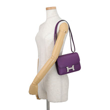 将图像加载到图库查看器中,HERMES Constance3 Verso Anemone/Cassis Chevre Myzore Goatskin Size Mini