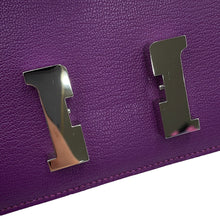 将图像加载到图库查看器中,HERMES Constance3 Verso Anemone/Cassis Chevre Myzore Goatskin Size Mini