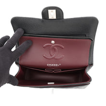 Load image into Gallery viewer, CHANEL Matelasse W Flap ChainShoulder Bag BlackA01113 Caviar Leather Size 23