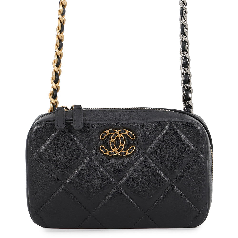 CHANEL CHANEL19 ChainShoulder BlackAP2728 Lambskin– GALLERY RARE