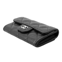 Load image into Gallery viewer, CHANEL Matelasse Flap Card Case BlackAP0214 Caviar Leather