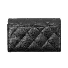 Load image into Gallery viewer, CHANEL Matelasse Flap Card Case BlackAP0214 Caviar Leather